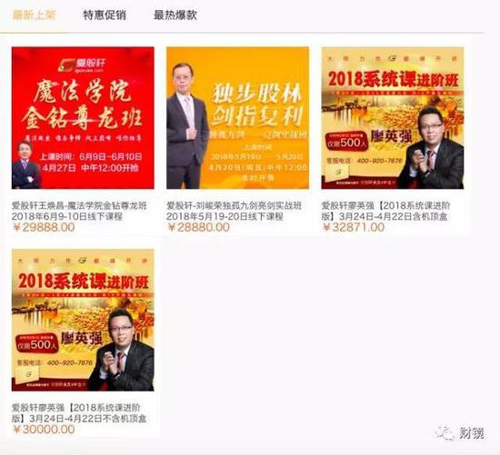 爱股轩商城介绍的课程