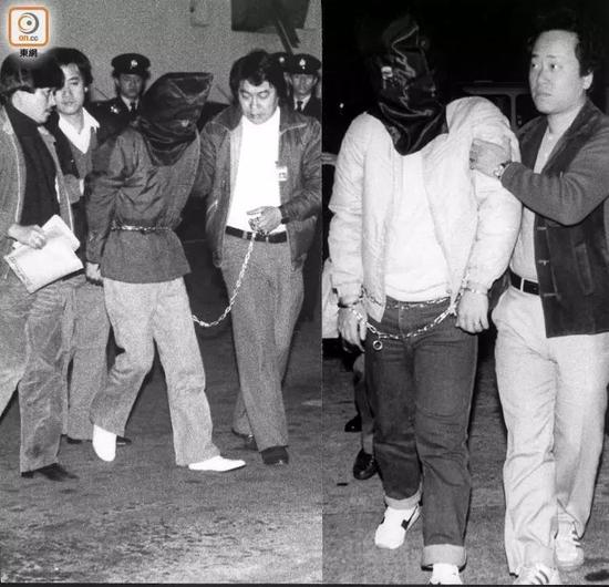 被逮捕的吴建东,香港,1984年