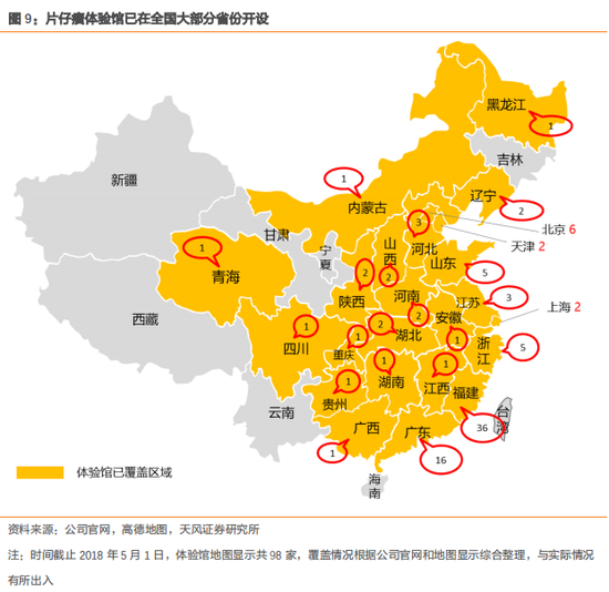 2.2． 实地调研显示片仔癀体验馆经营良好