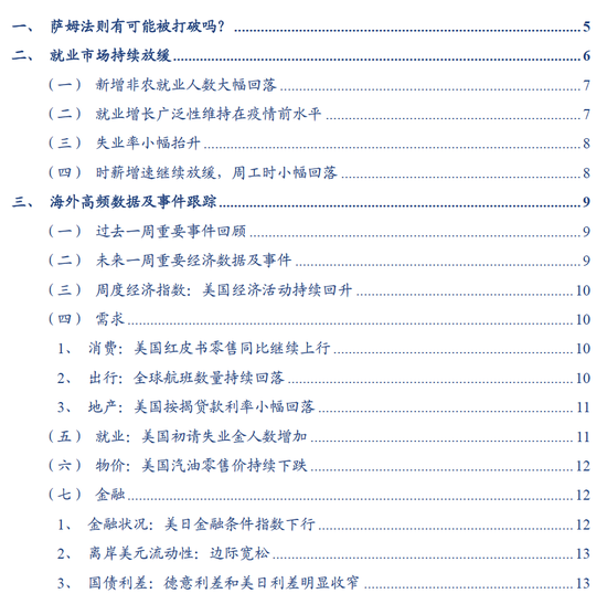 美国10月非农数据点评：萨姆法则会被打破吗？
