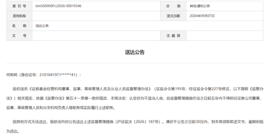 唏嘘！16年营业部总经理遭“公告寻人”禁业五年
