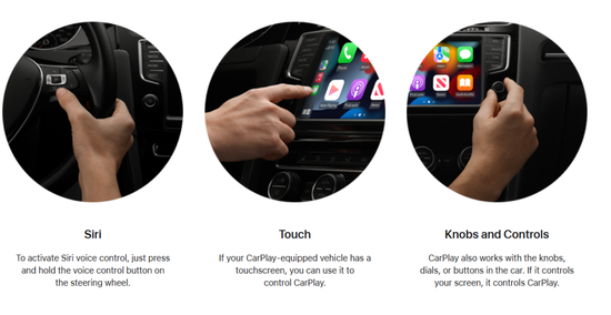 CarPlay示例图，截图自苹果官网