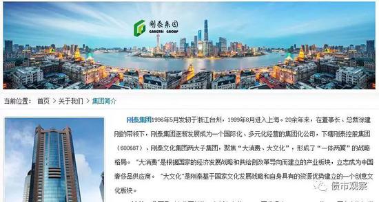 来源:刚泰集团官网
