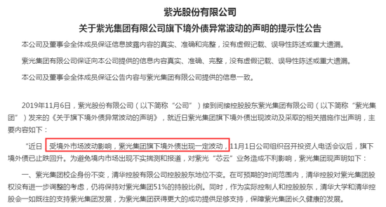境外债异动公告