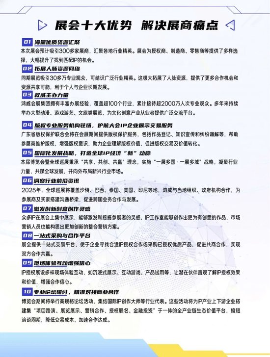 展位招募!2025世界IP经济发展大会暨全球IP授权博览会将于5月举行
