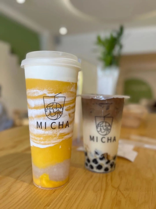▲徐梦（化名）在墨西哥自创的珍珠奶茶品牌
