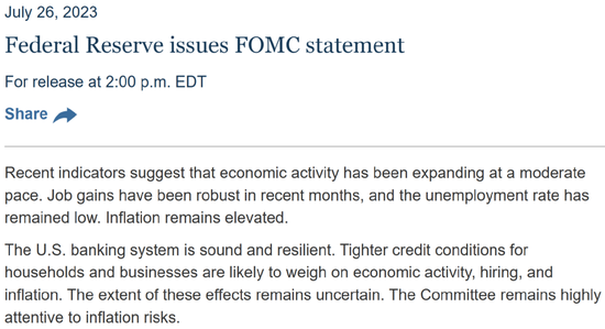 美联储宣布：加息！鲍威尔发声：释放重磅信号→