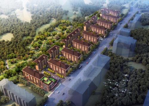资料图:北京石景山区玉景阳光共有产权房项目鸟瞰图。来源:北京市住建委官网
