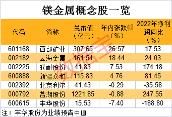 价格“突飞猛进”!产能占全国六成,镁主产区整改发酵,A股龙头一度冲击涨停