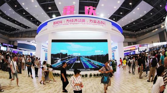 大批上市公司智博会秀肌肉 看看马云马化腾都