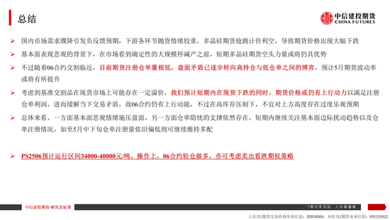 【建投晶硅】多晶硅:仓单隐忧加剧博弈,重申06多配机会