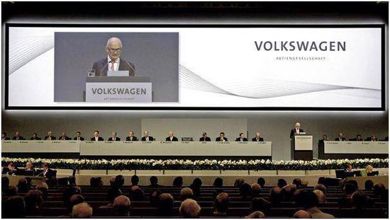 图:2011年大众汽车集团年度股东大会