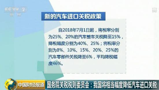 降低汽车进口关税是我国进一步扩大改革开放的重大举措