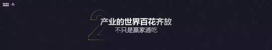 产业的世界百花齐放,不只是赢家通吃。