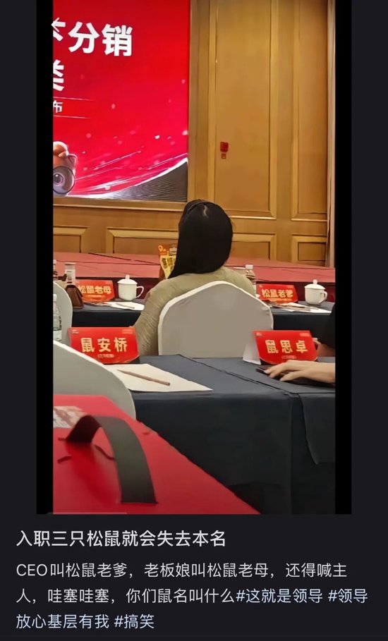 玩梗翻车！入职需改名“鼠某某”？三只松鼠回应：非强制