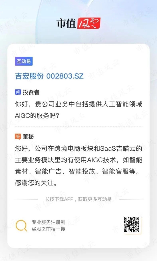 吉宏股份变身ChatGPT概念股只需200万，东方财富频频卖力吹票“稀缺OpenAI概念”