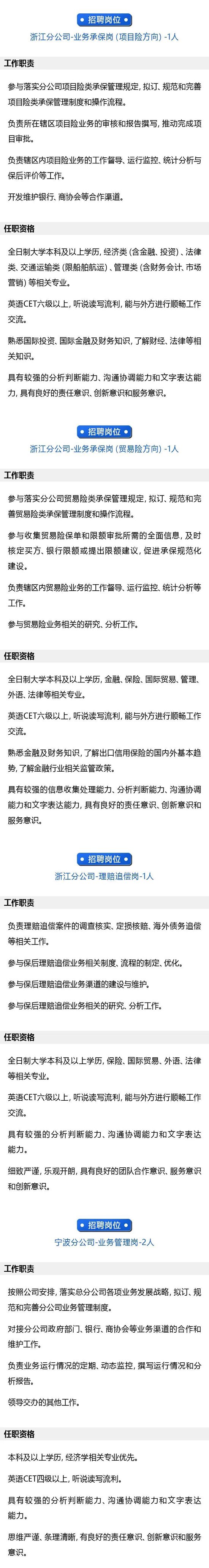 四大副部级险企2024年校招，青睐“金科”人才