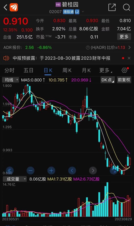 碧桂园暴涨!增加40天宽限期