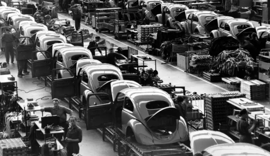 How did the British car industry decline?