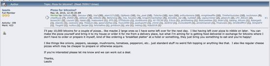 Laszlo 在BitcoinTalk的帖子