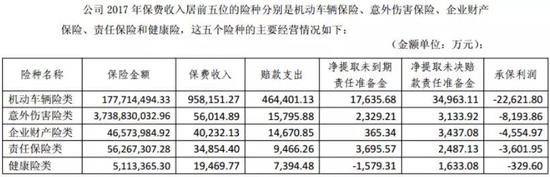 ▲华安保险前五类保险产品