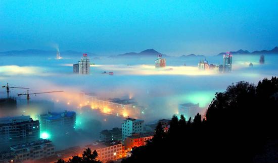 (浙江省乐清市柳市镇。图/中新)