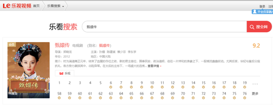 图片来源:乐视视频截图