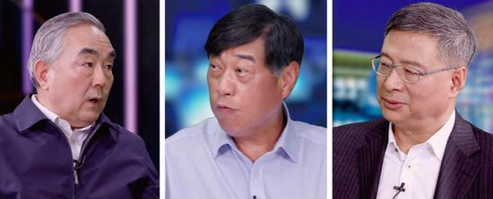 (左起:杨凯生、王波明、李礼辉)