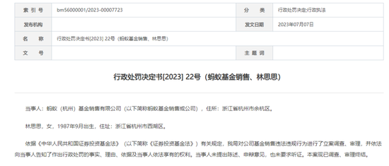 “坐二望一”的蚂蚁基金，双罚