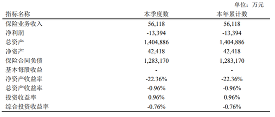 图源:2025年第一季度偿付能力报告