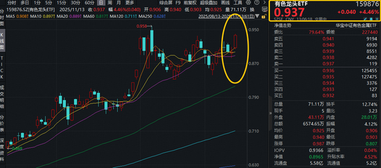 豪涨4.79%！有色龙头ETF（159876）为什么这么强？盛新锂能等7股涨停！机构：大宗商品投资热度有望延续