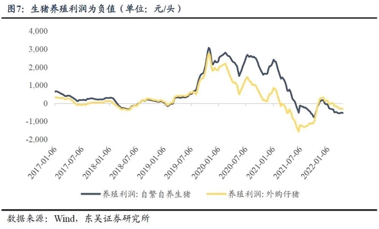 东吴证券:本轮“猪周期”于2022年4月开启 此后会出现“二次探底”