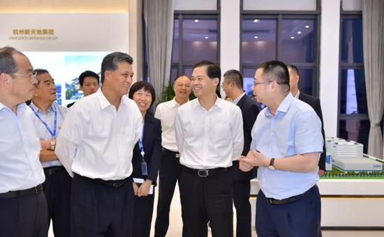 到访领导对于宝能集团在全国的产业布局和发展所取得的成绩表示充分的肯定