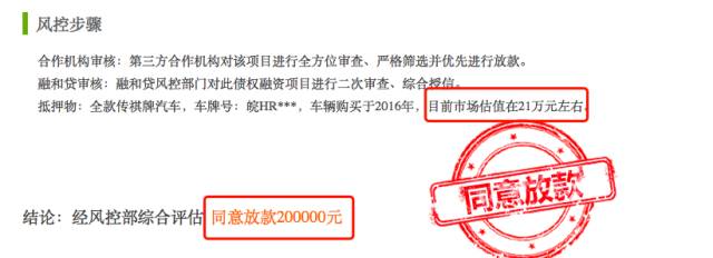 (来自融和贷的官网)