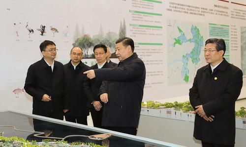 习近平在雄安新区考察
