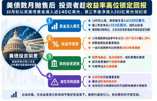 美债抛售潮中,机构开始抄底:593亿美元资金创纪录涌入