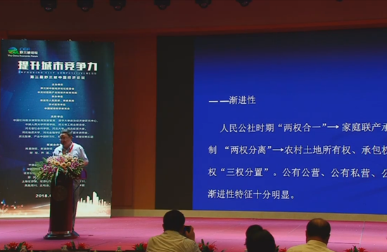 张红宇:坚持农村土地集体所有制 维护农户基本