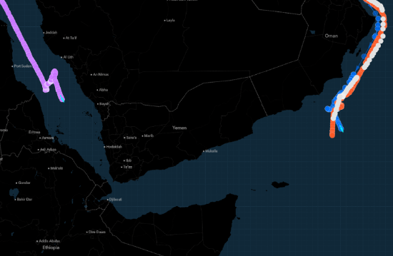 卡塔尔三艘液化天然气船避开红海区域 美国商船先前在亚丁湾遇袭