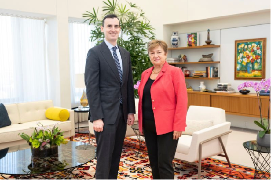  （轉自IMF總裁的社交媒體）