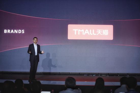（图说：天猫总裁靖捷表示，天猫已成为众多品牌在中国乃至全球增长的关键动力。）