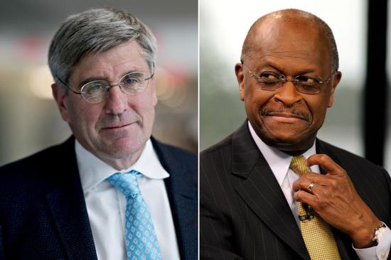 特朗普准备提名的联储理事候选人史蒂芬-摩尔与赫尔曼-凯恩