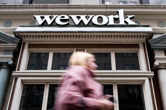 共享办公空间公司WeWork上月称,已于去年12月申请IPO且很有信心。图片来源:JUSTIN LANE/EPA/SHUTTERSTOCK