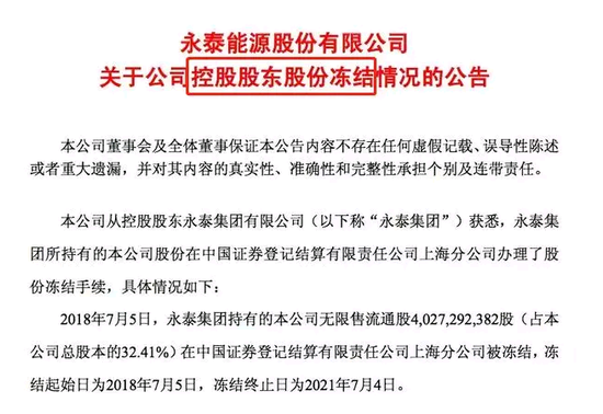 永泰能源王广西曾身家370亿 如今负债780亿股
