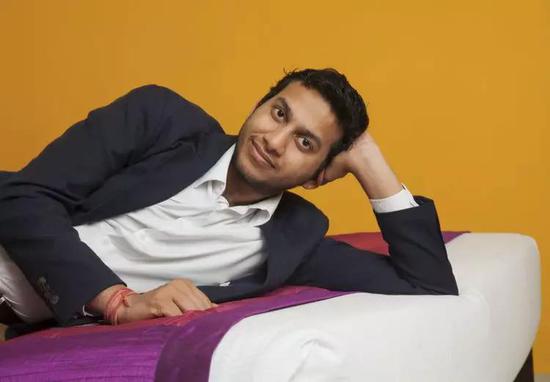 Ritesh Agarwal是福布斯U30家庭一员,是印度连锁酒店集团OYO的创始人。图片来源:福布斯