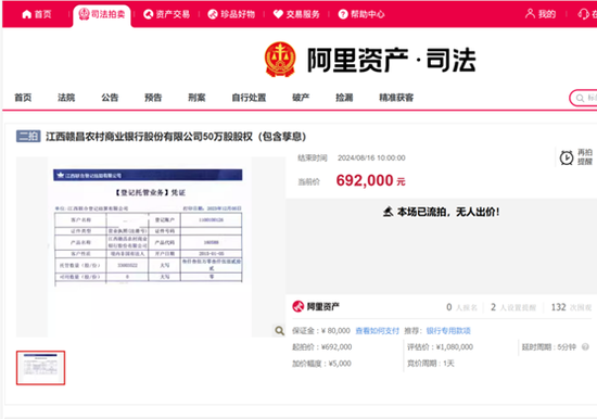 图源:阿里拍卖平台