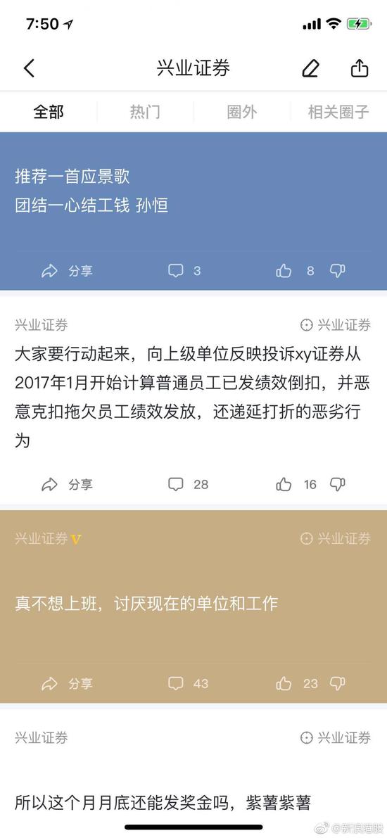 兴业证券薪酬改革惹积怨:员工吐槽倒欠公司钱