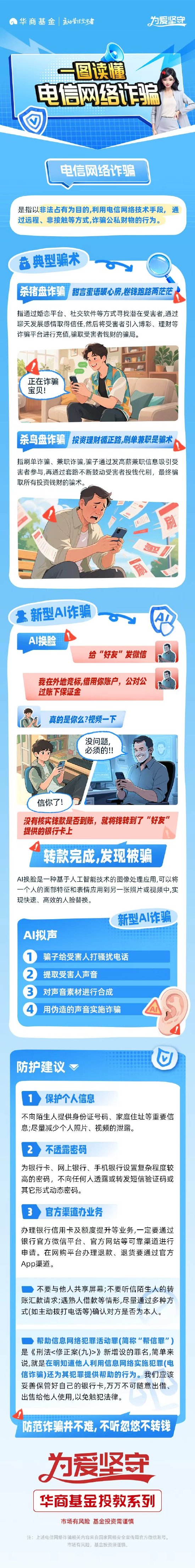 华商基金投教系列：如何看穿电信网络诈骗？丨北京公募基金高质量发展在行动