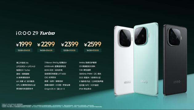 iQOO Z9 6000ʱر1999Ԫ