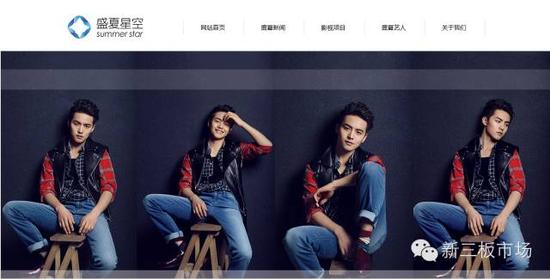 盛夏星空拟登陆新三板 田亮夫妇、马天宇均是