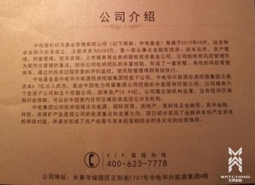 吉林中电股权印制的中电华兴集团简介资料